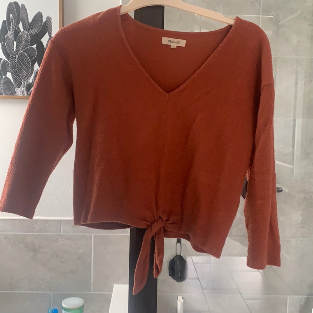 Madewell gauze sweater